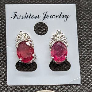 Mahaleo Ruby Earrings